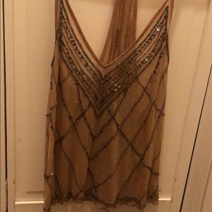 Sequined tank